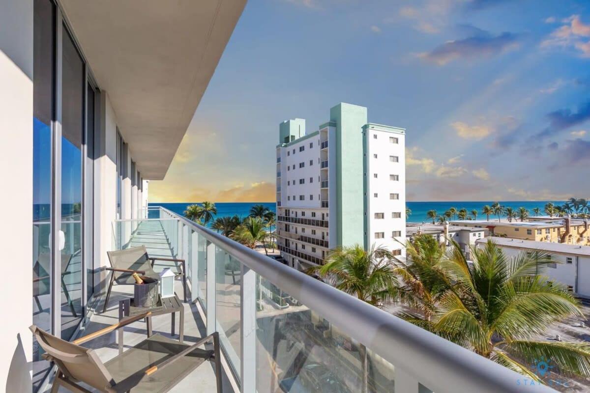 Ocean View - Balcony - Hollywood Beach Broad-Walk Exterior photo